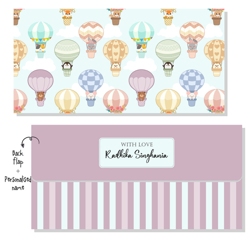 Personalised Envelope - Pastel Ballon