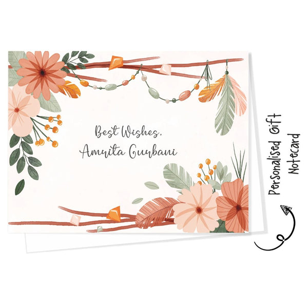 Gift notecard -Boho Flower