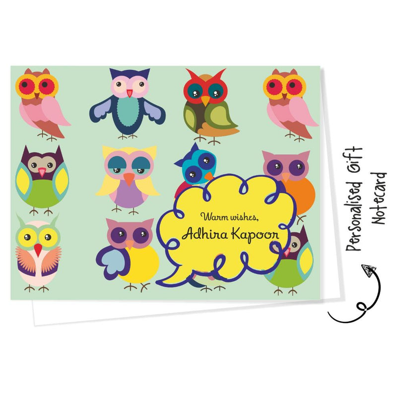 Gift notecard - Cute Owls