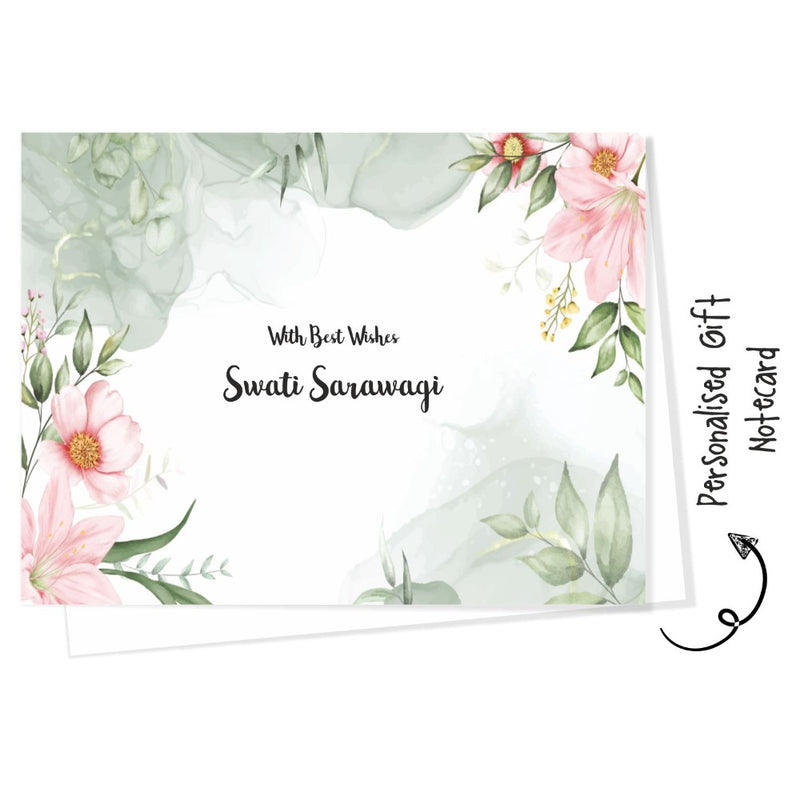 Gift notecard -Floral Pink