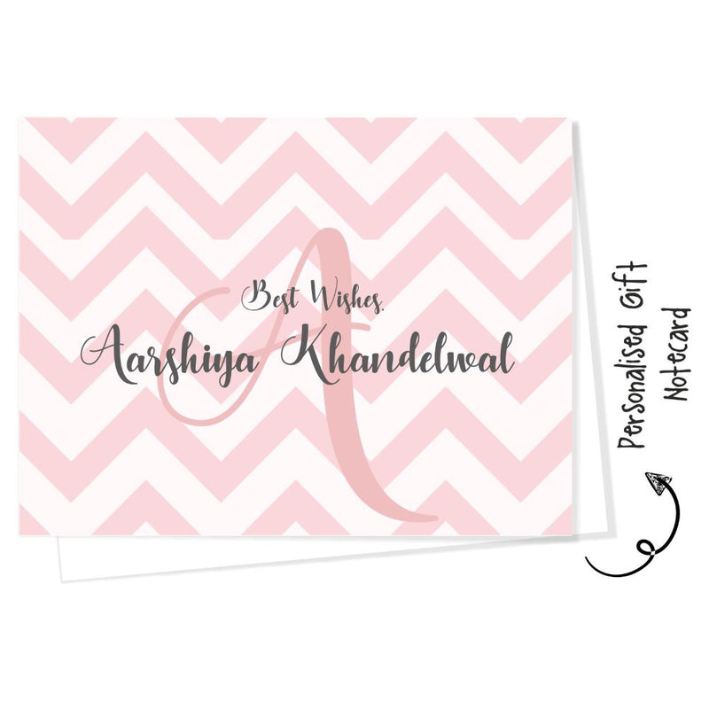 Gift notecard - Pink Zigzag