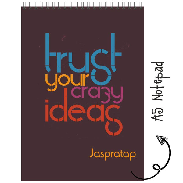 Notepad - Ideas quote