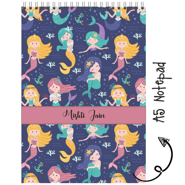 Notepad - Mermaid Pattern