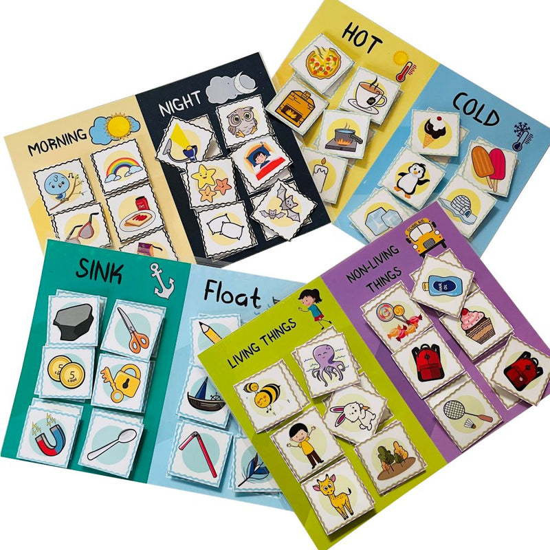 Simple Science Sorting activity (4 in 1)