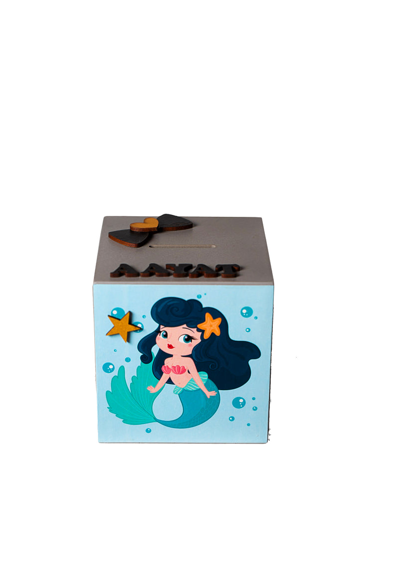 Doxbox Mermaid Theme Piggy Bank