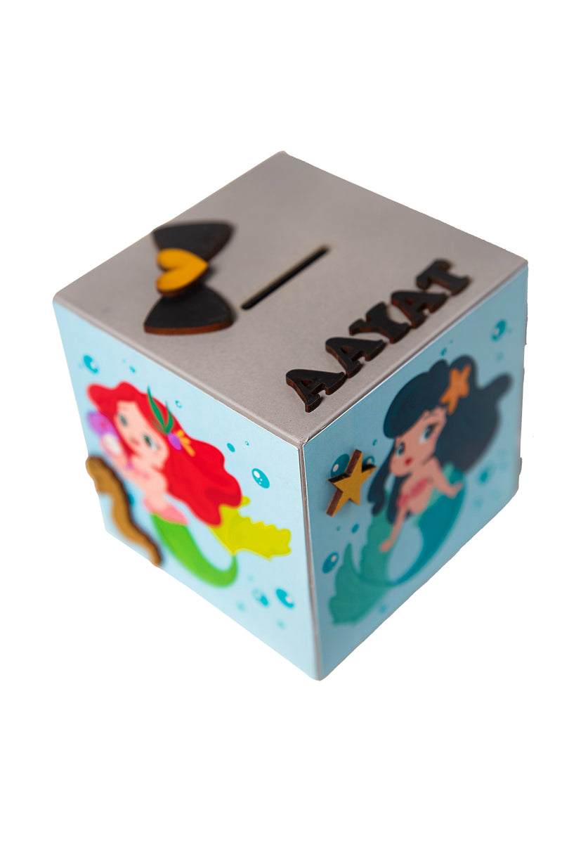 Doxbox Mermaid Theme Piggy Bank