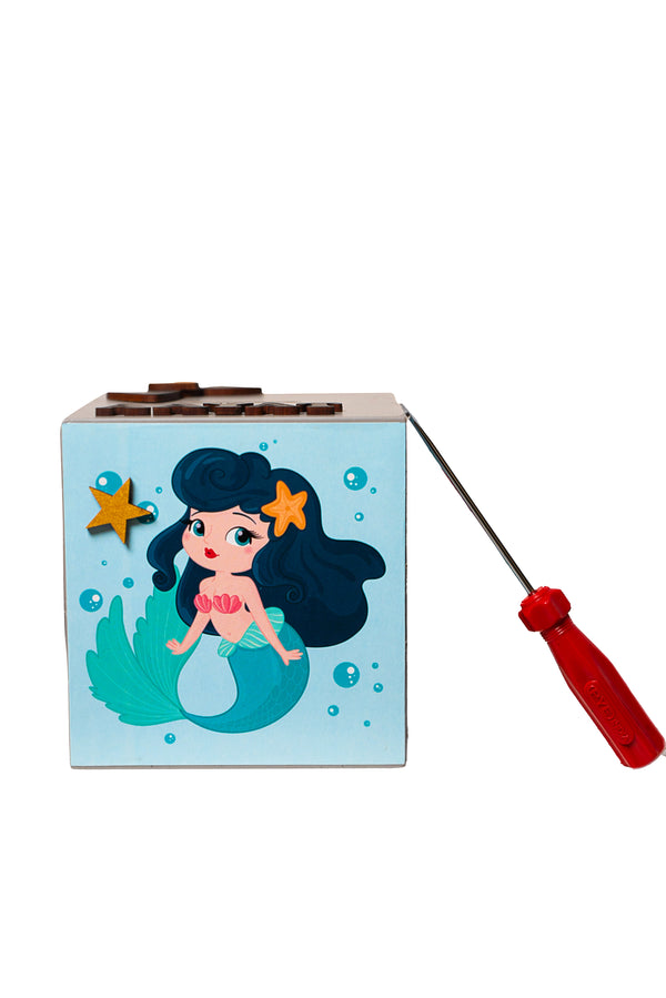 Doxbox Mermaid Theme Piggy Bank