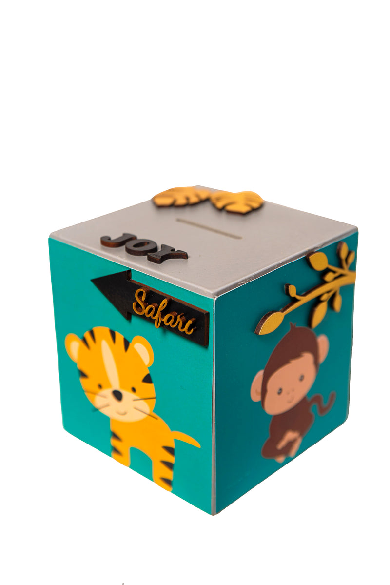 Doxbox Jungle Safari Theme Piggy Bank