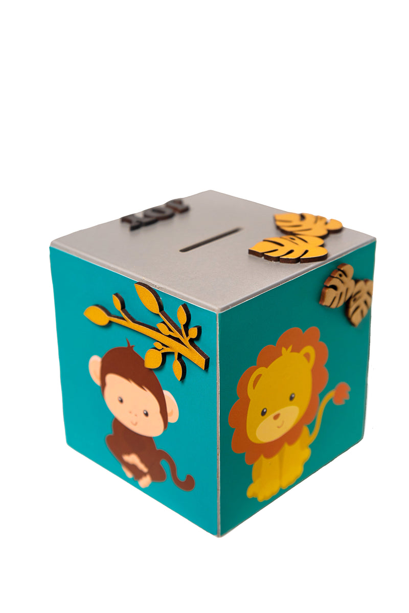 Doxbox Jungle Safari Theme Piggy Bank