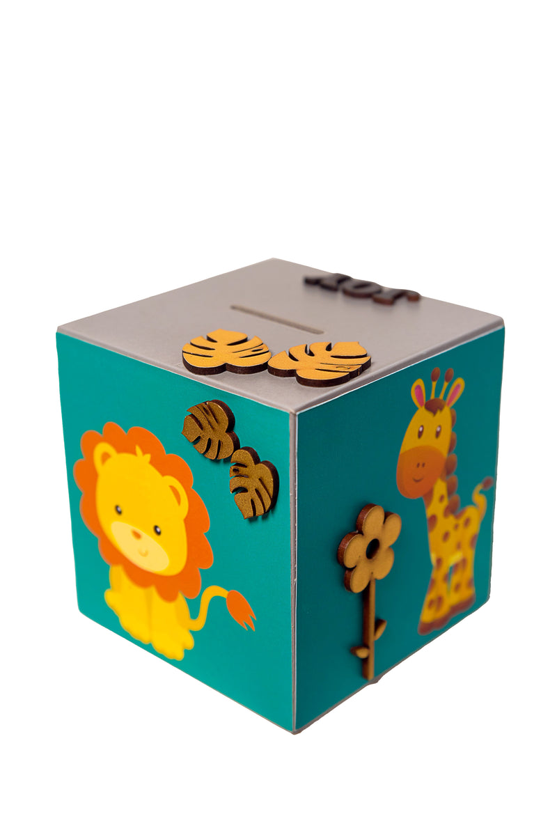 Doxbox Jungle Safari Theme Piggy Bank