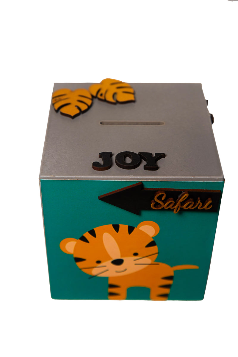 Doxbox Jungle Safari Theme Piggy Bank