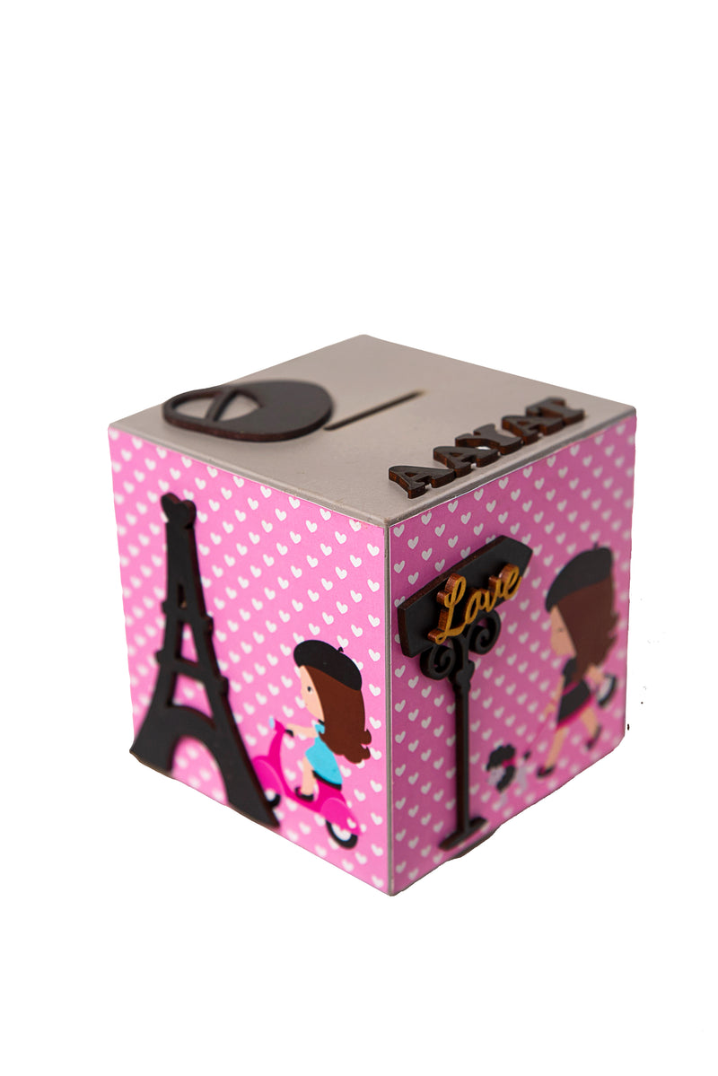 Doxbox Paris Shopping Theme Piggy Bank