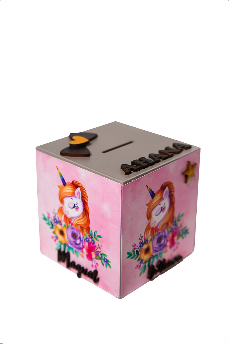 Doxbox Unicorn Theme Piggy Bank