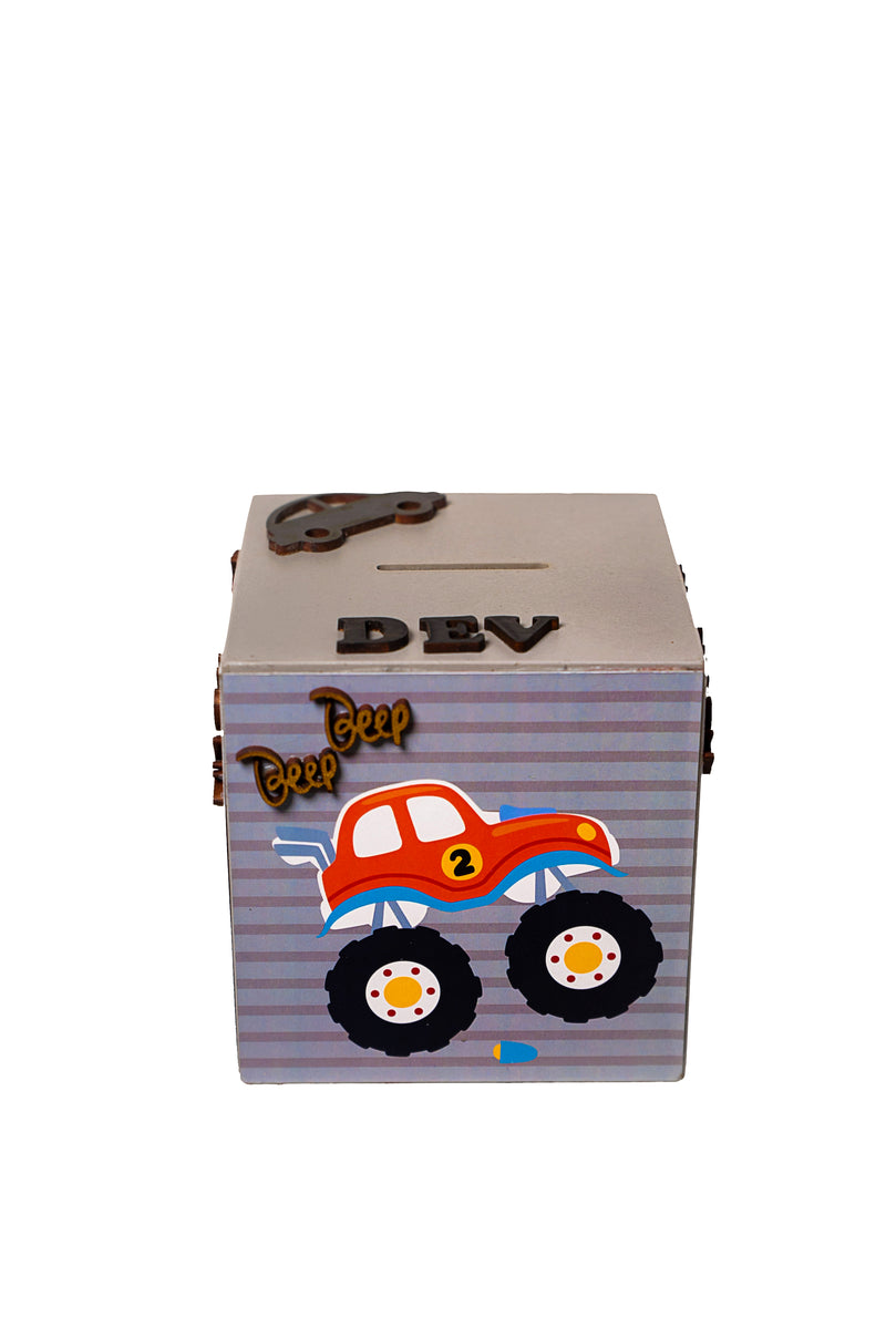 Doxbox Monster Truck Theme Piggy Bank