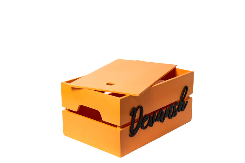 Personalised Storage Box - Peach