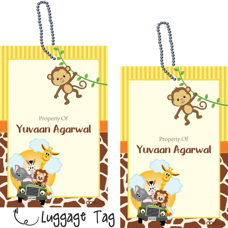 Luggage Tags - Safari Animals