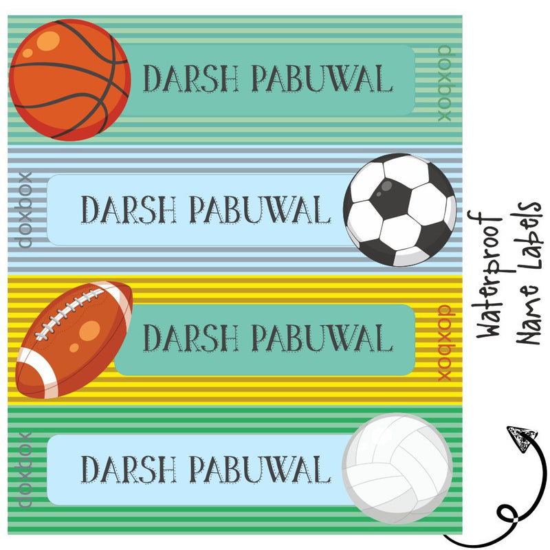 Waterproof Labels - Sports