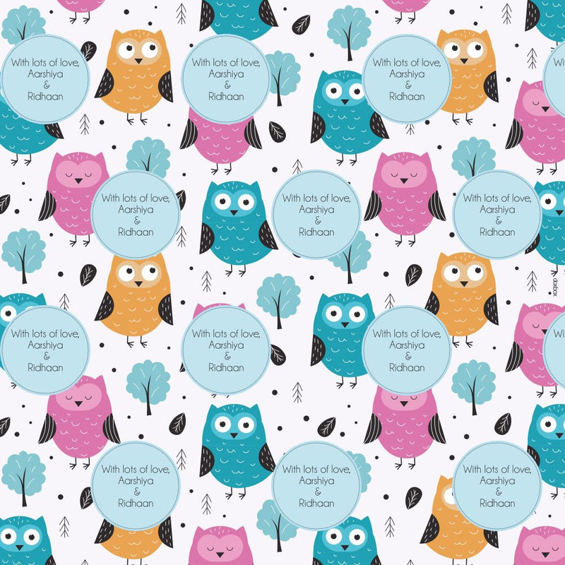 Wrapping Paper - Sweet Owls