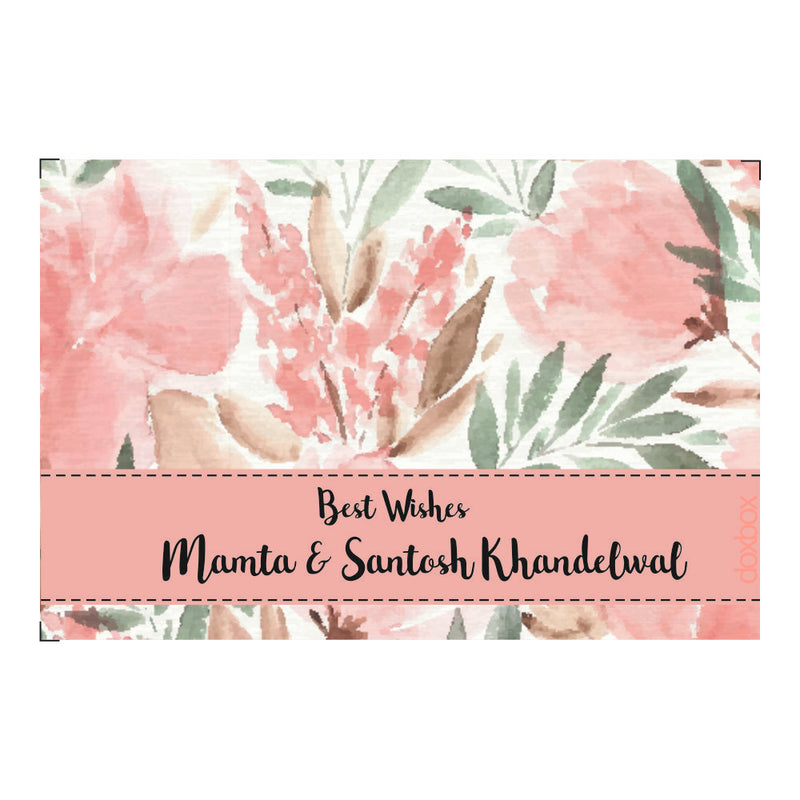 GIft Tag - Watercolor floral