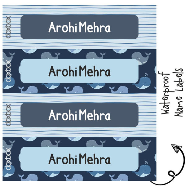 Waterproof Labels - Whale