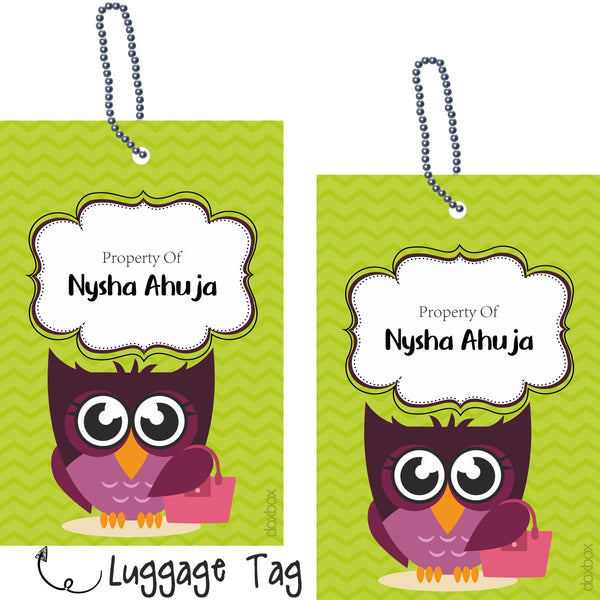 Luggage Tag - Z-Zag Owl